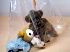 人形を清潔にする例